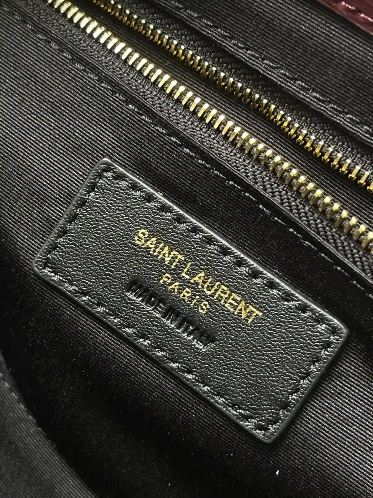 Saint Laurent Niki Burgundy Calfskin Tote Bag product photo from LabelPicks