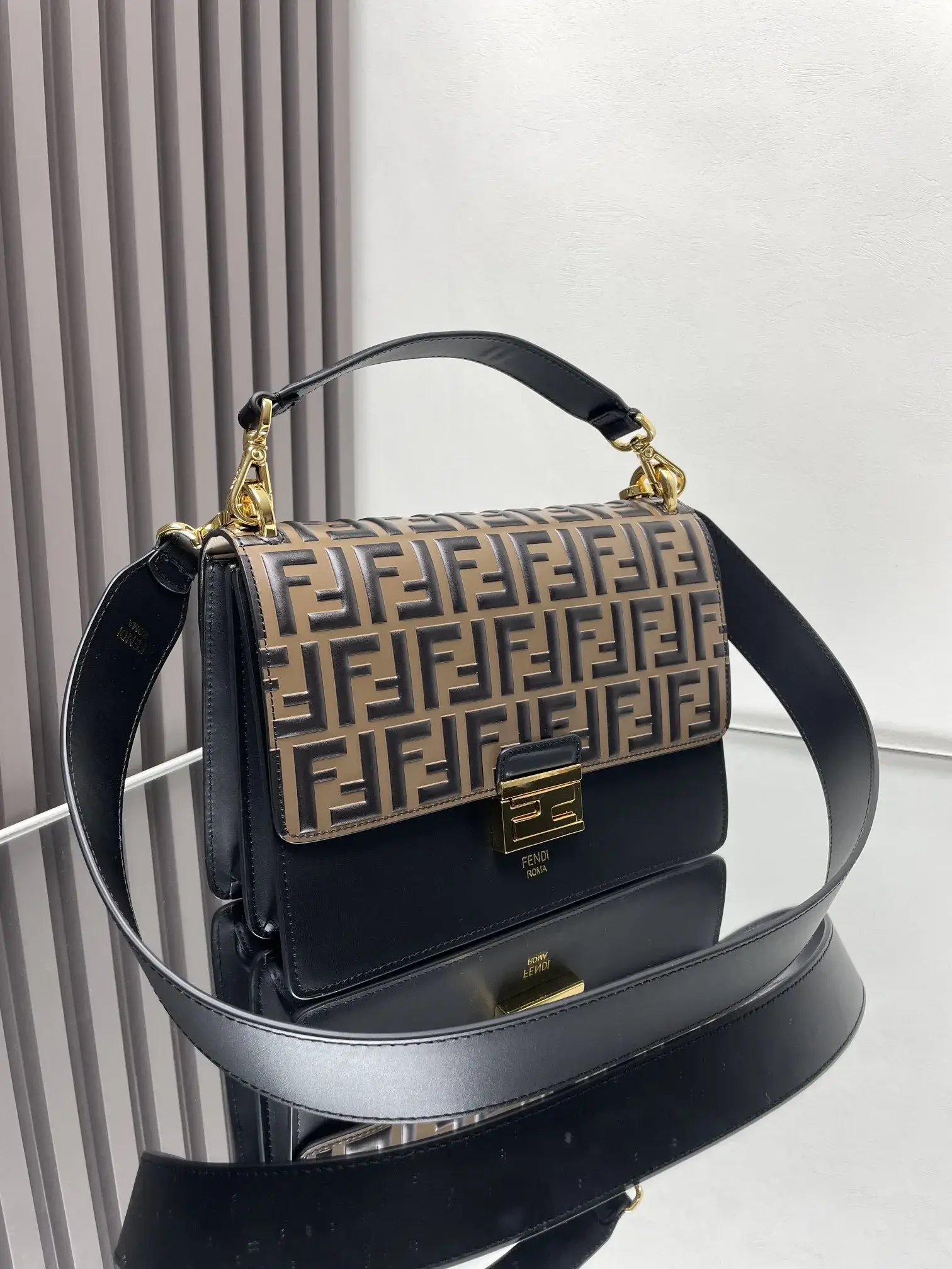 Fendi Monogram Canvas Shoulder Bag product photo from LabelPicks