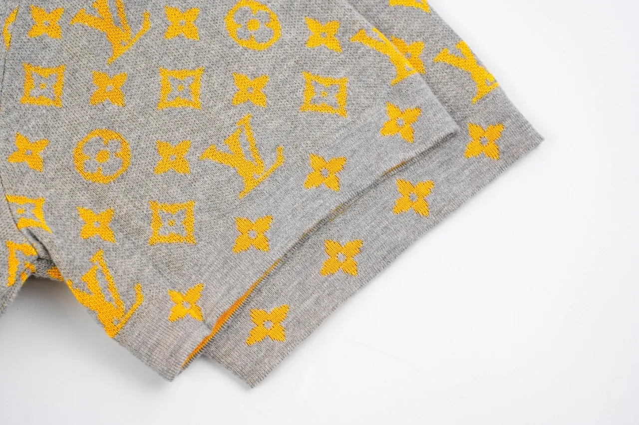 Louis Vuitton Beige Monogram Jacquard Knit T-Shirt product photo from LabelPicks