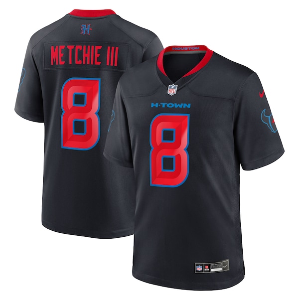 John Metchie III Houston Texans Nike 2nd Alternate Game Jersey -  Navy