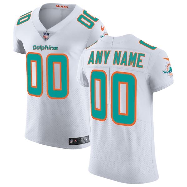Miami Dolphins Nike Vapor Untouchable Elite Custom Jersey - White