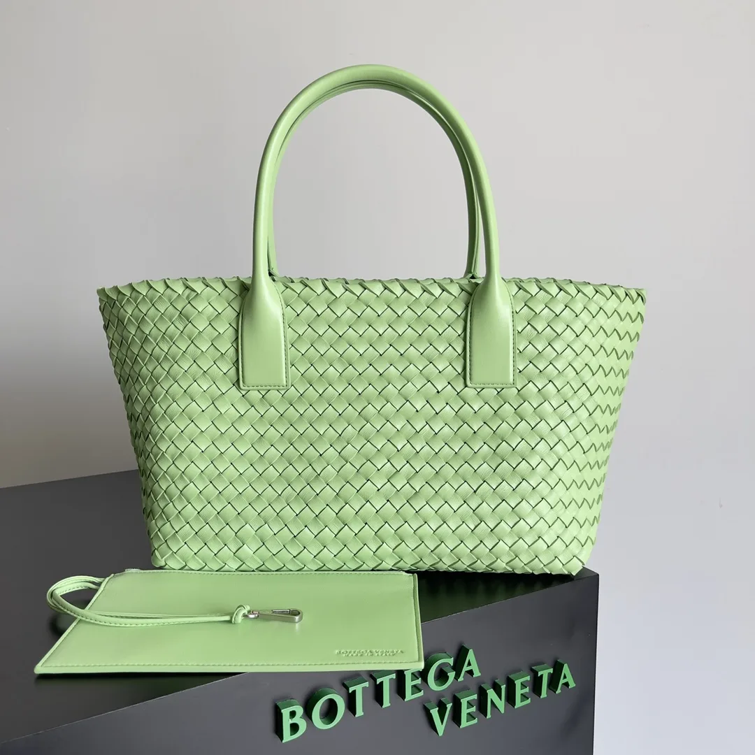 Bottega Veneta Intrecciato Woven Leather Cabat Tote Bag product photo from LabelPicks