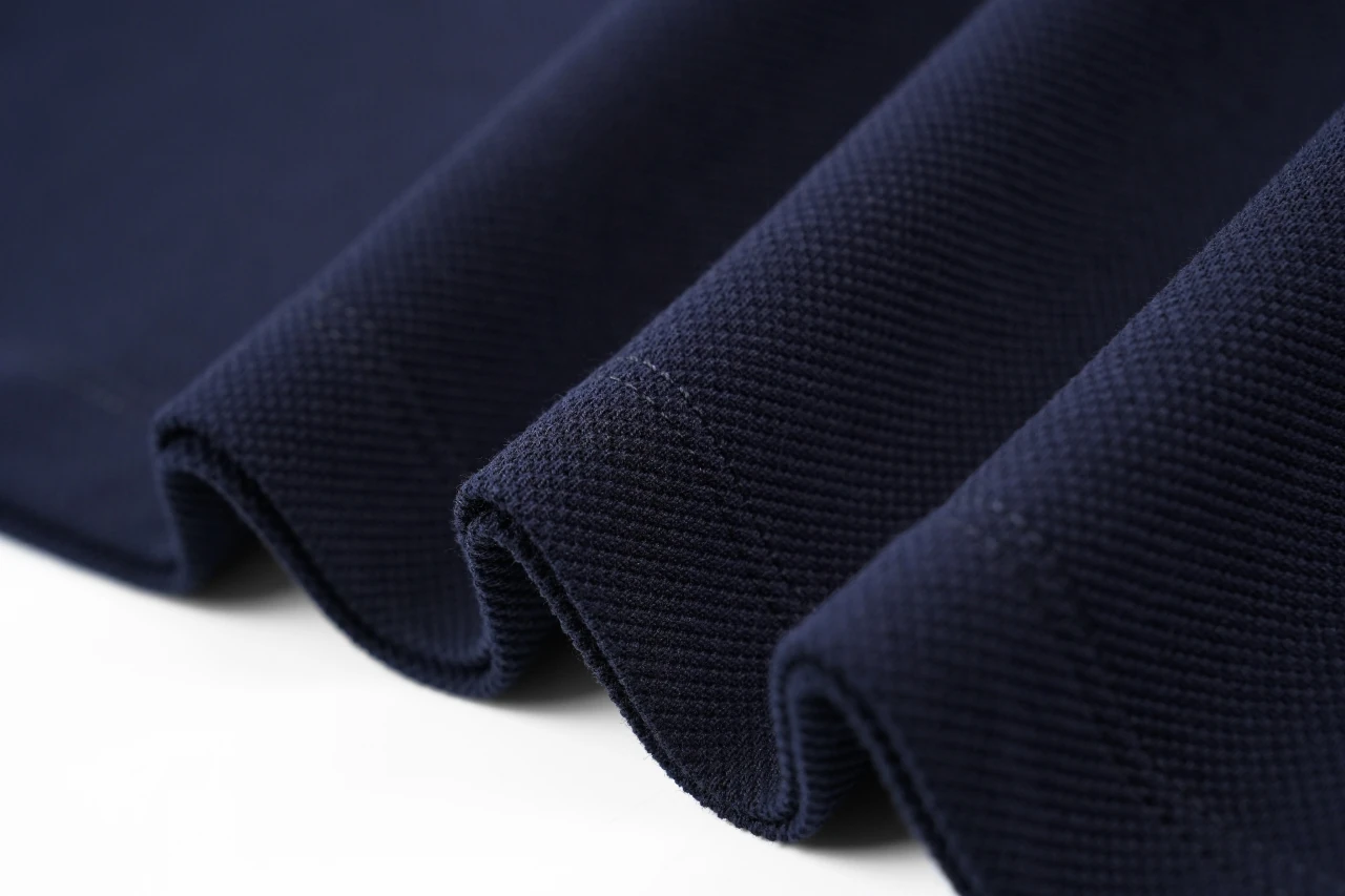 Miu Miu Navy Logo Embroidered Long Sleeve Polo Shirt product photo from LabelPicks