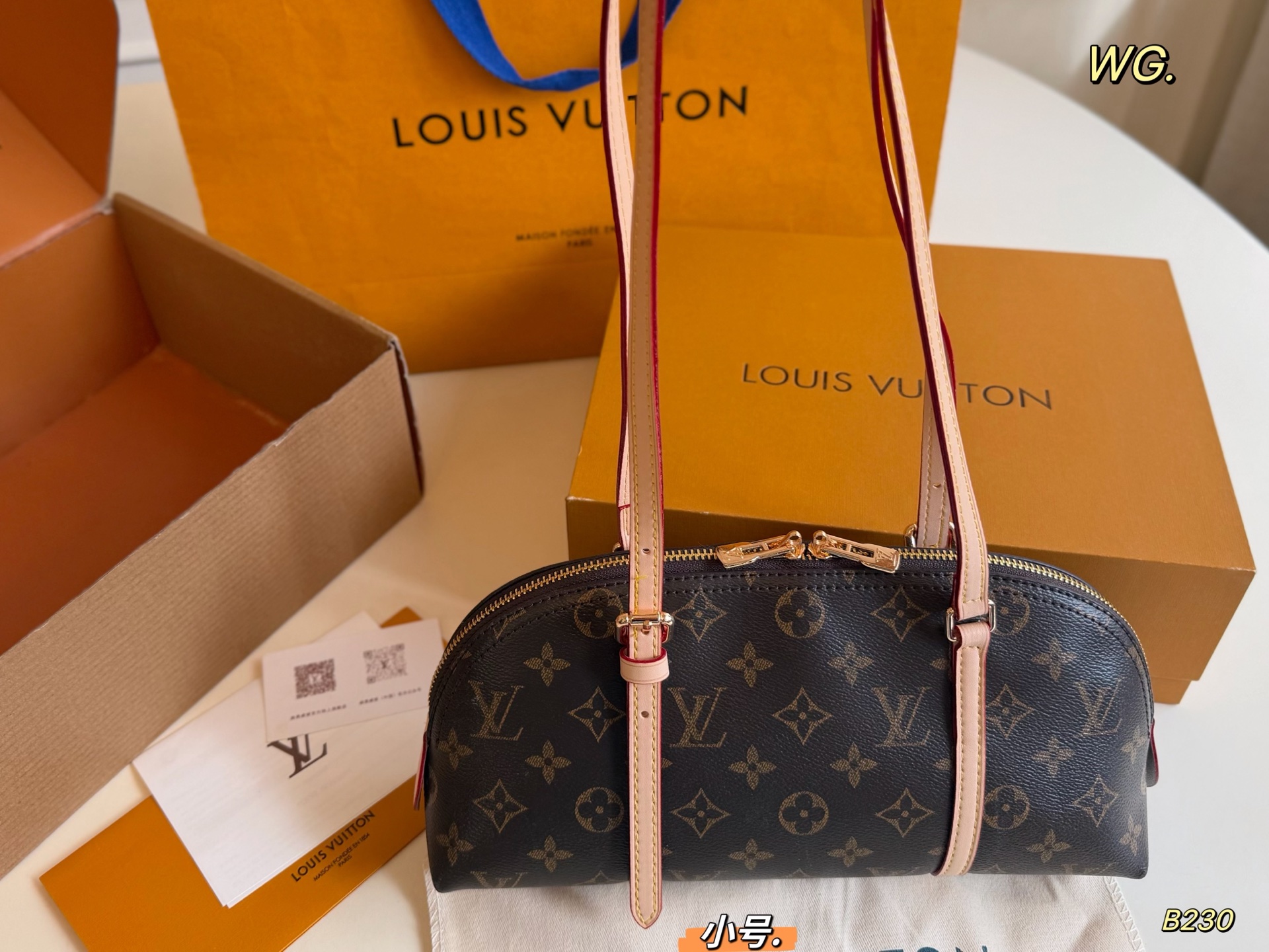 LV New Squire East West underarm bag