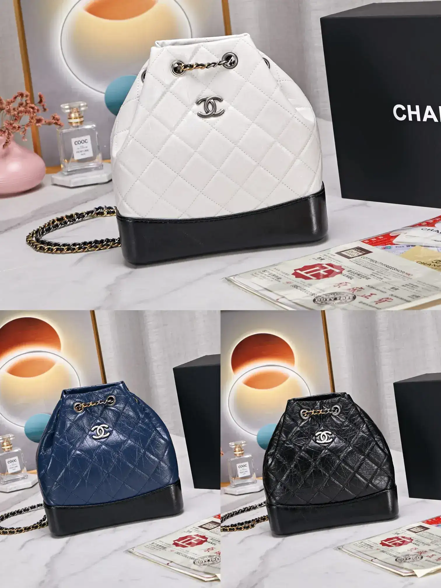 Chanel Black Gabrielle Calfskin Backpack product photo from LabelPicks
