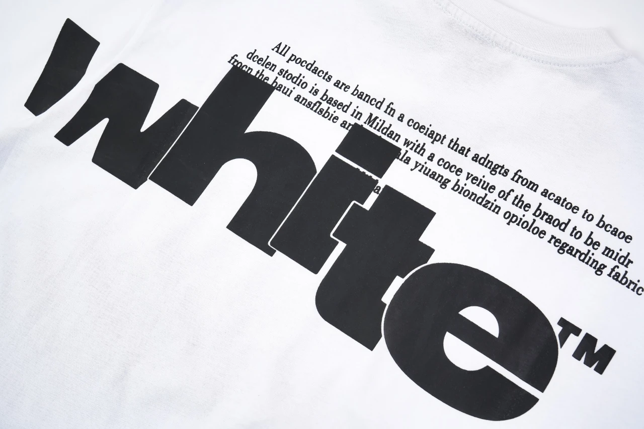 Off-White White Bold Letter Logo T-Shirt product photo from LabelPicks