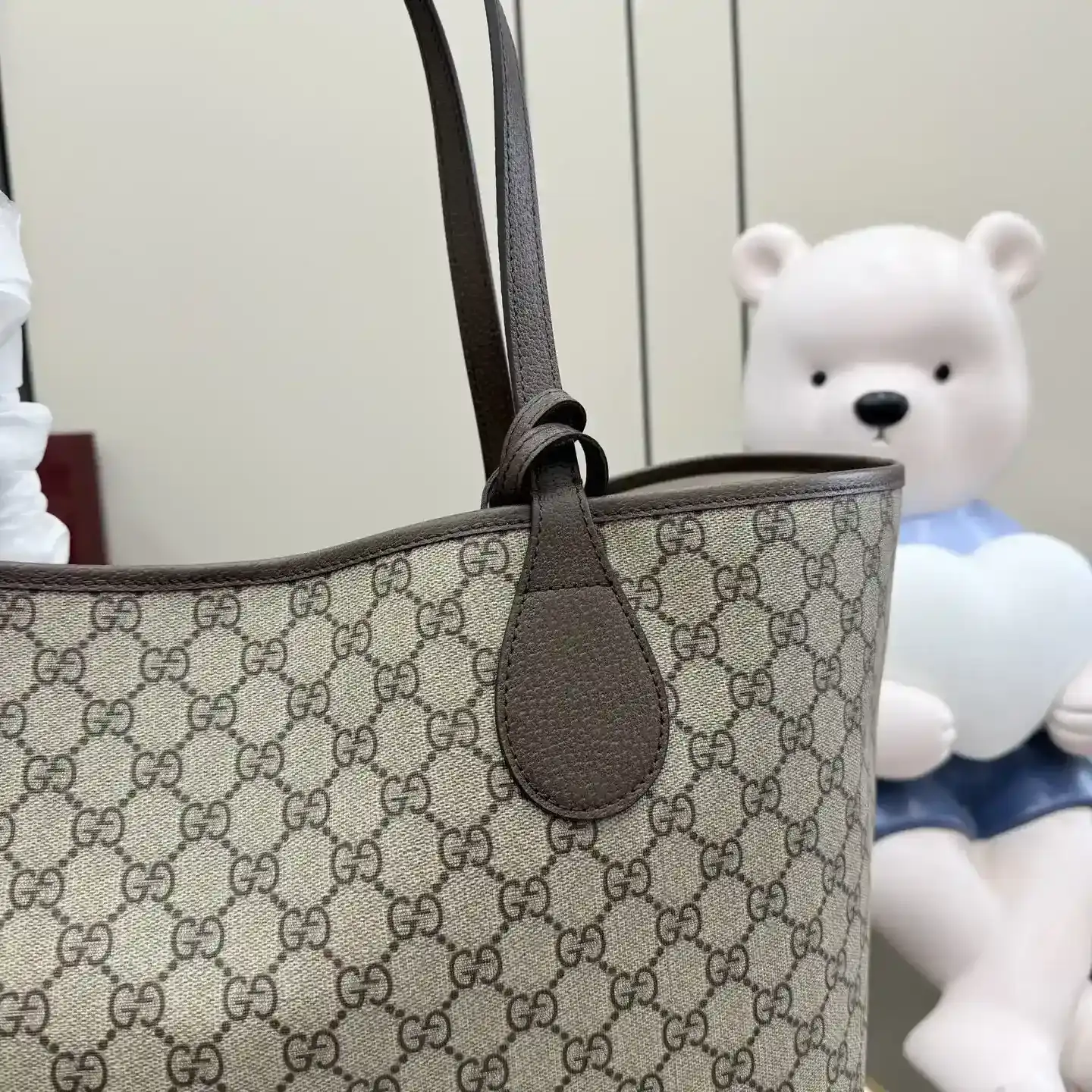 Gucci Brown Monogram Canvas Tote Bag product photo from LabelPicks