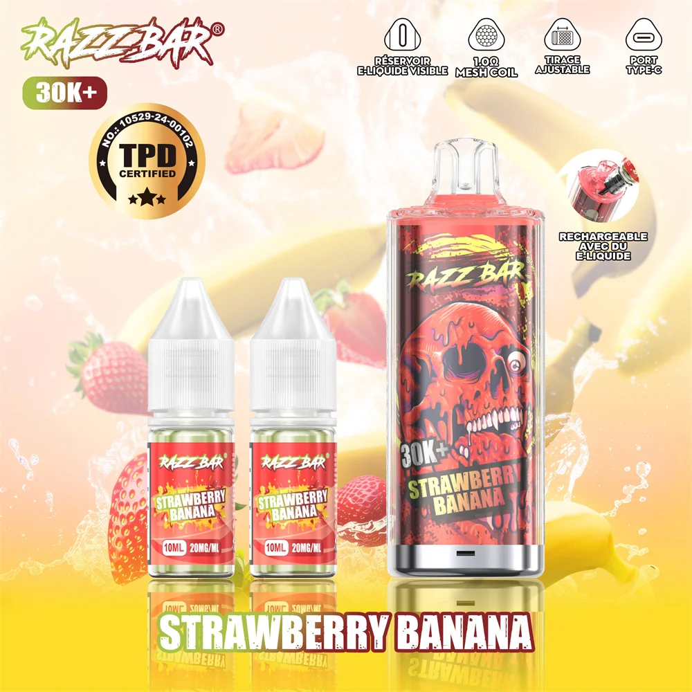 Razz Bar 30K+ Disposable Vape (2%, 30000 Puffs)