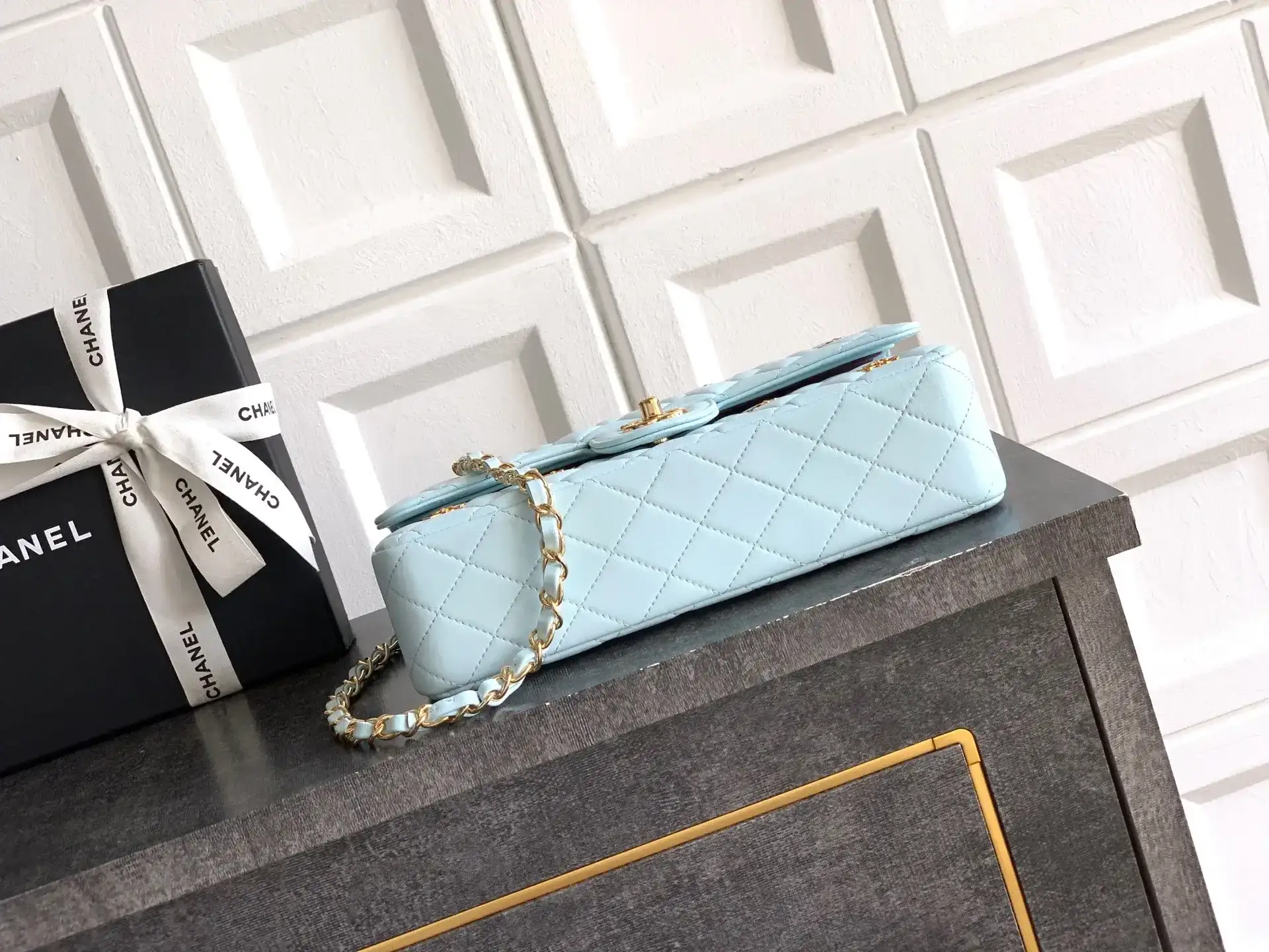 Chanel Classic Flap Pink Quilted Leather Shoulder Bag product photo from LabelPicks