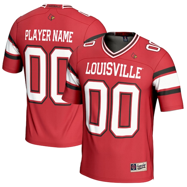 Louisville Cardinals GameDay Greats NIL Pick-A-Player Football Jersey - Red/White/Black