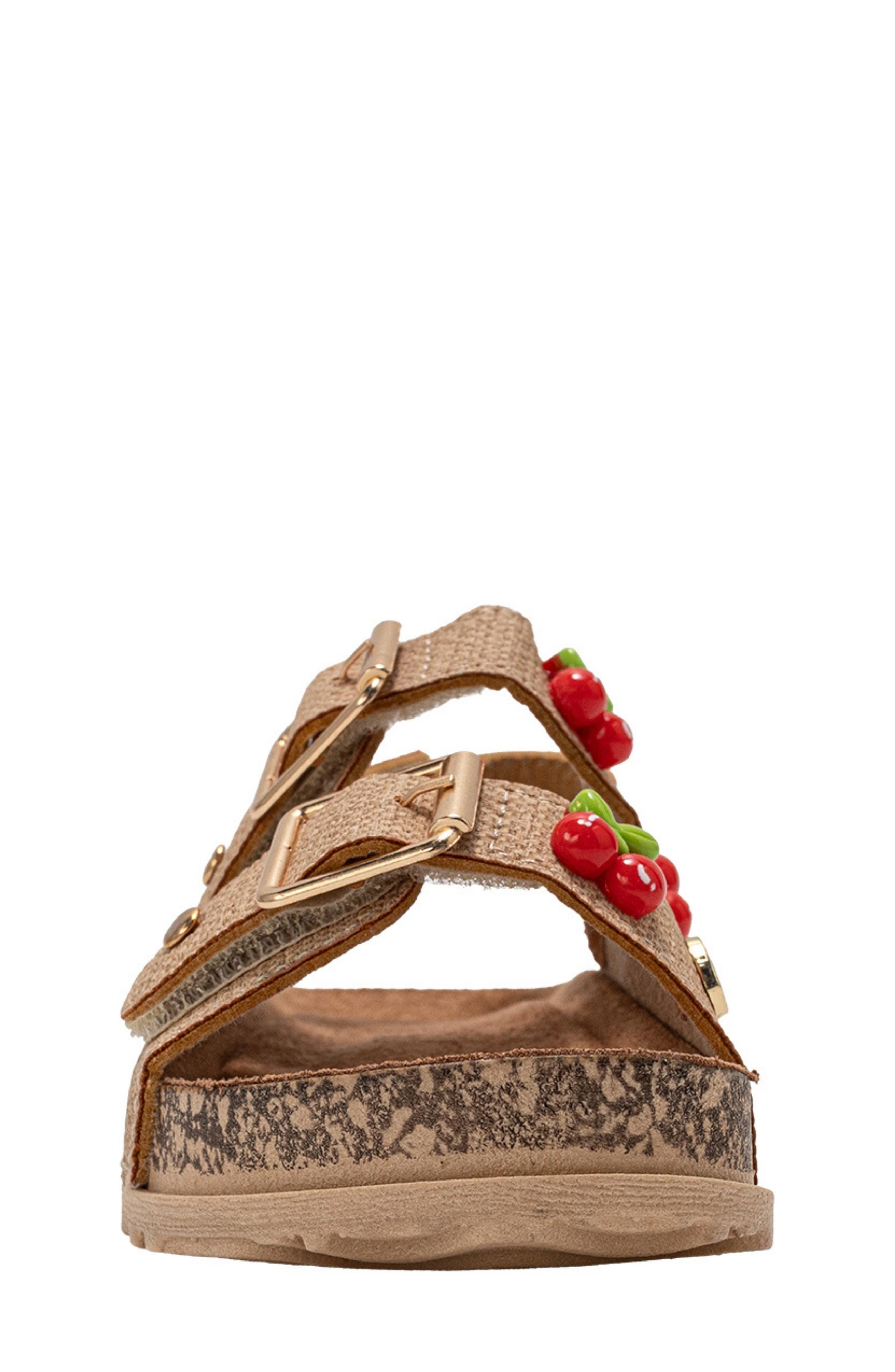 bebe Kids' Cherry Footbed Sandal