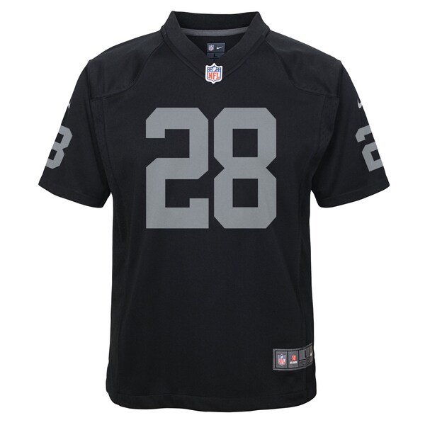 Josh Jacobs Las Vegas Raiders Nike Youth Game Jersey - Black
