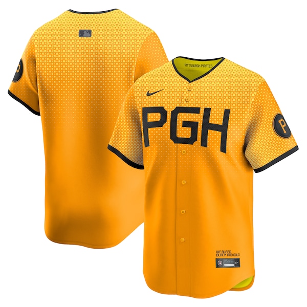 Pittsburgh Pirates Nike City Connect Limited Jersey - Gold