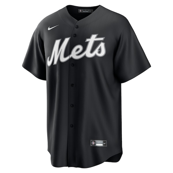 Francisco Lindor New York Mets Nike  Replica Player Jersey - Black
