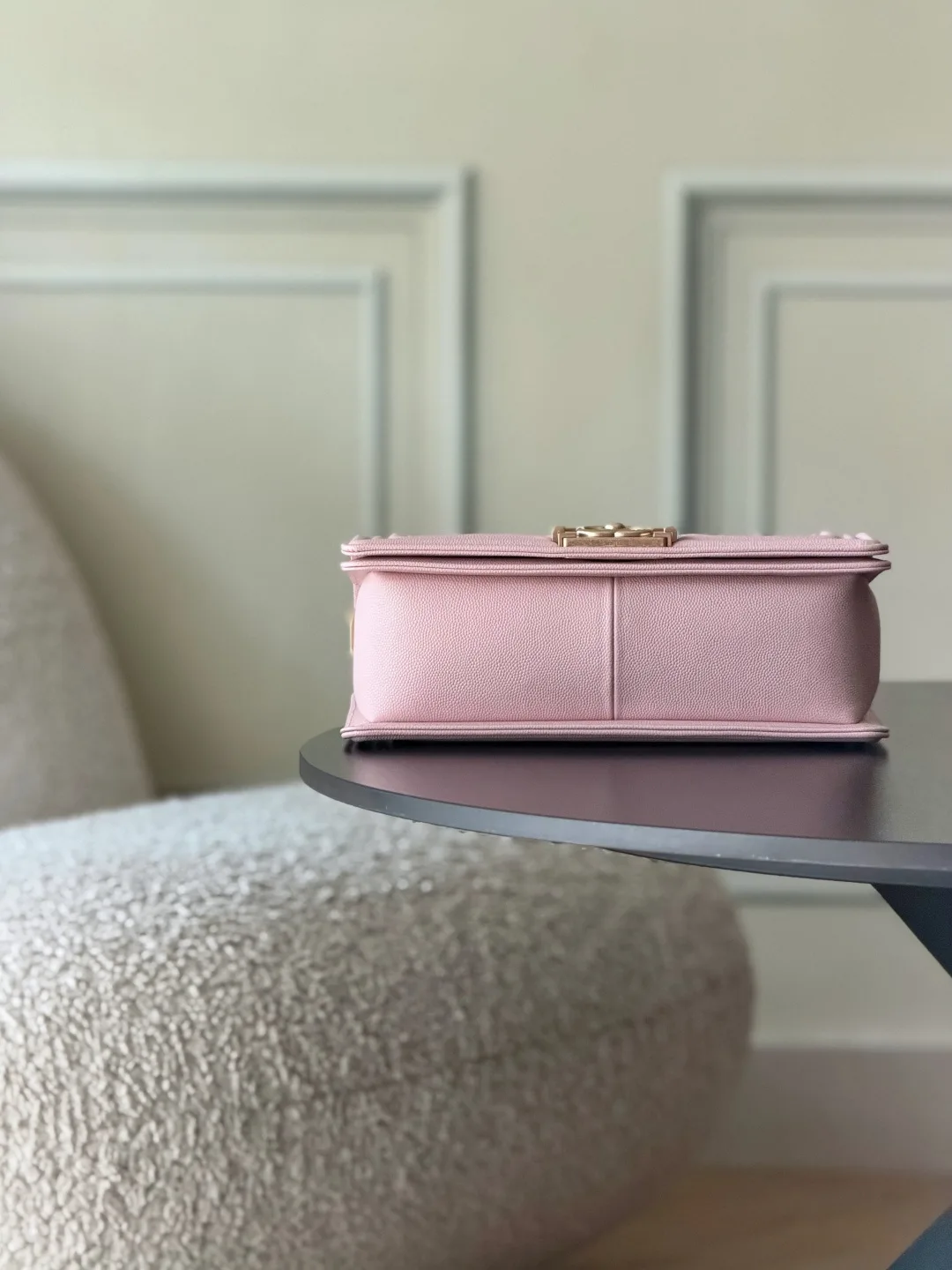 Chanel Pink Quilted Leather Shoulder Bag product photo from LabelPicks