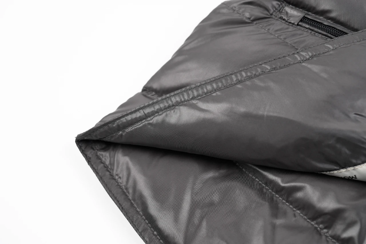 Moncler Grey Brown Gui Quilted Lightweight Down Vest product photo from LabelPicks