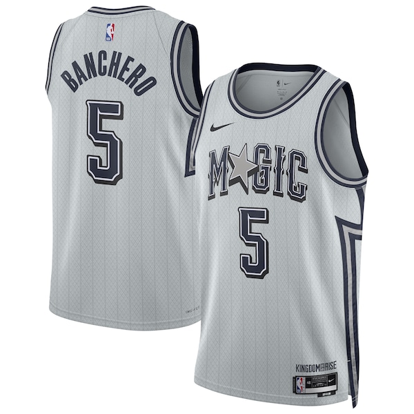 Paolo Banchero Orlando Magic Nike Unisex 2024/25 Swingman Player Jersey - City Edition - Silver