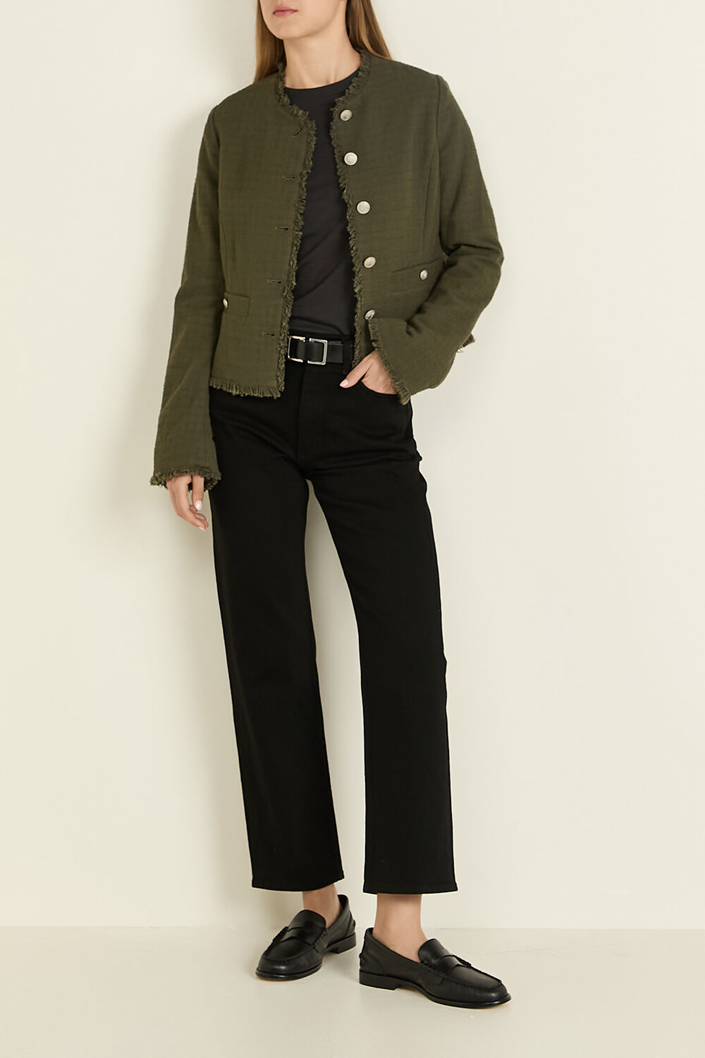 RAG & BONE מכנסי ג`ינס הארלו ישרים