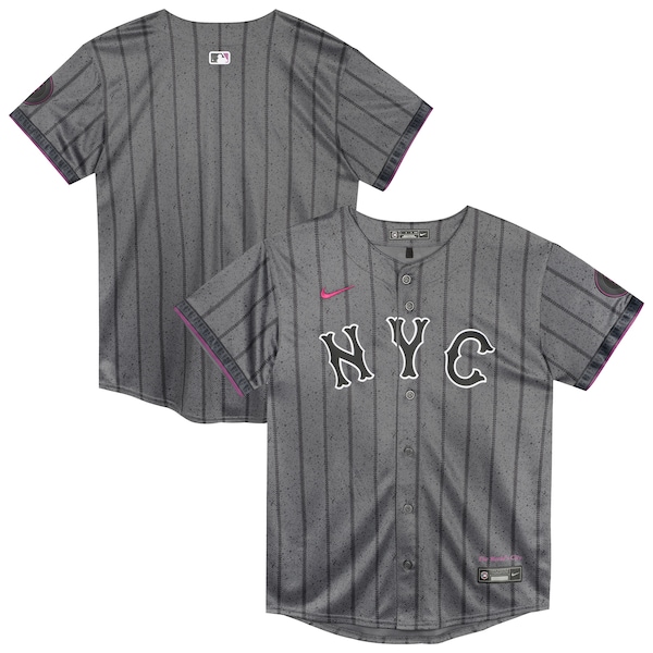 New York Mets Nike Preschool City Connect Jersey - Gray