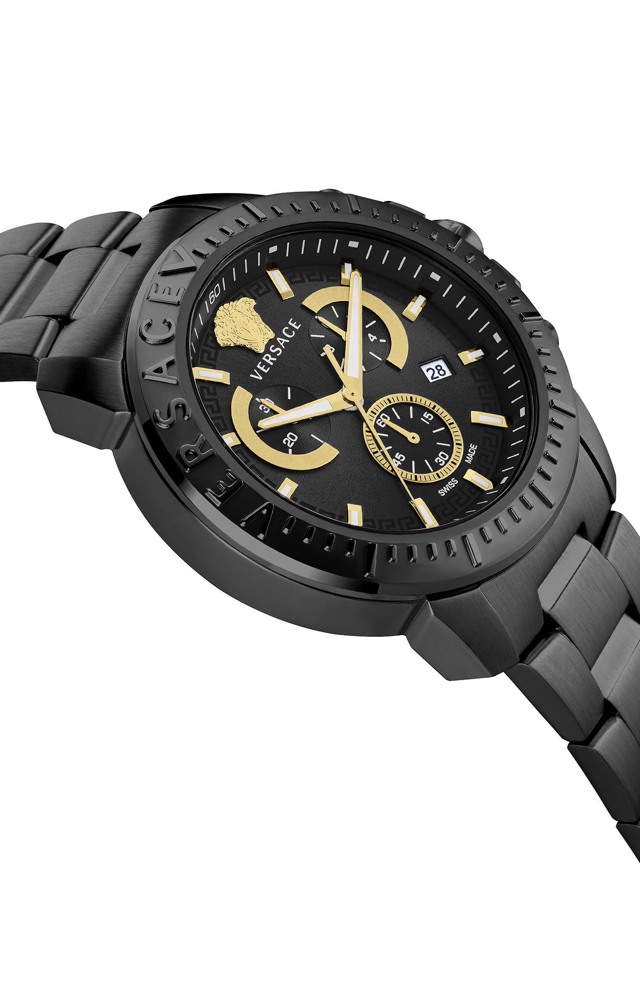 Versace New Chronograph Bracelet Watch, 45mm