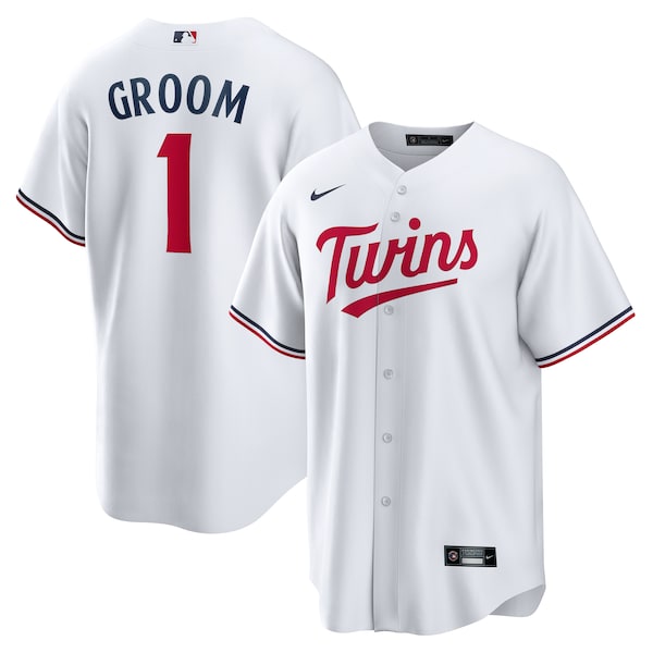 Minnesota Twins Nike #1 Groom Home Replica Jersey - White