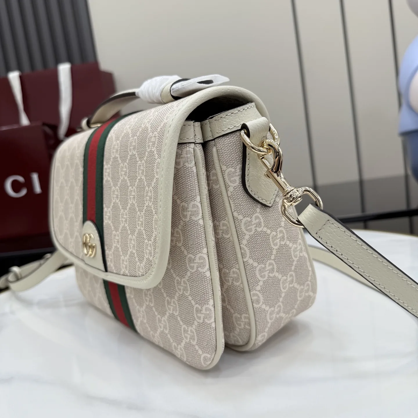 Gucci GG Supreme Canvas Ophidia Crossbody Bag product photo from LabelPicks