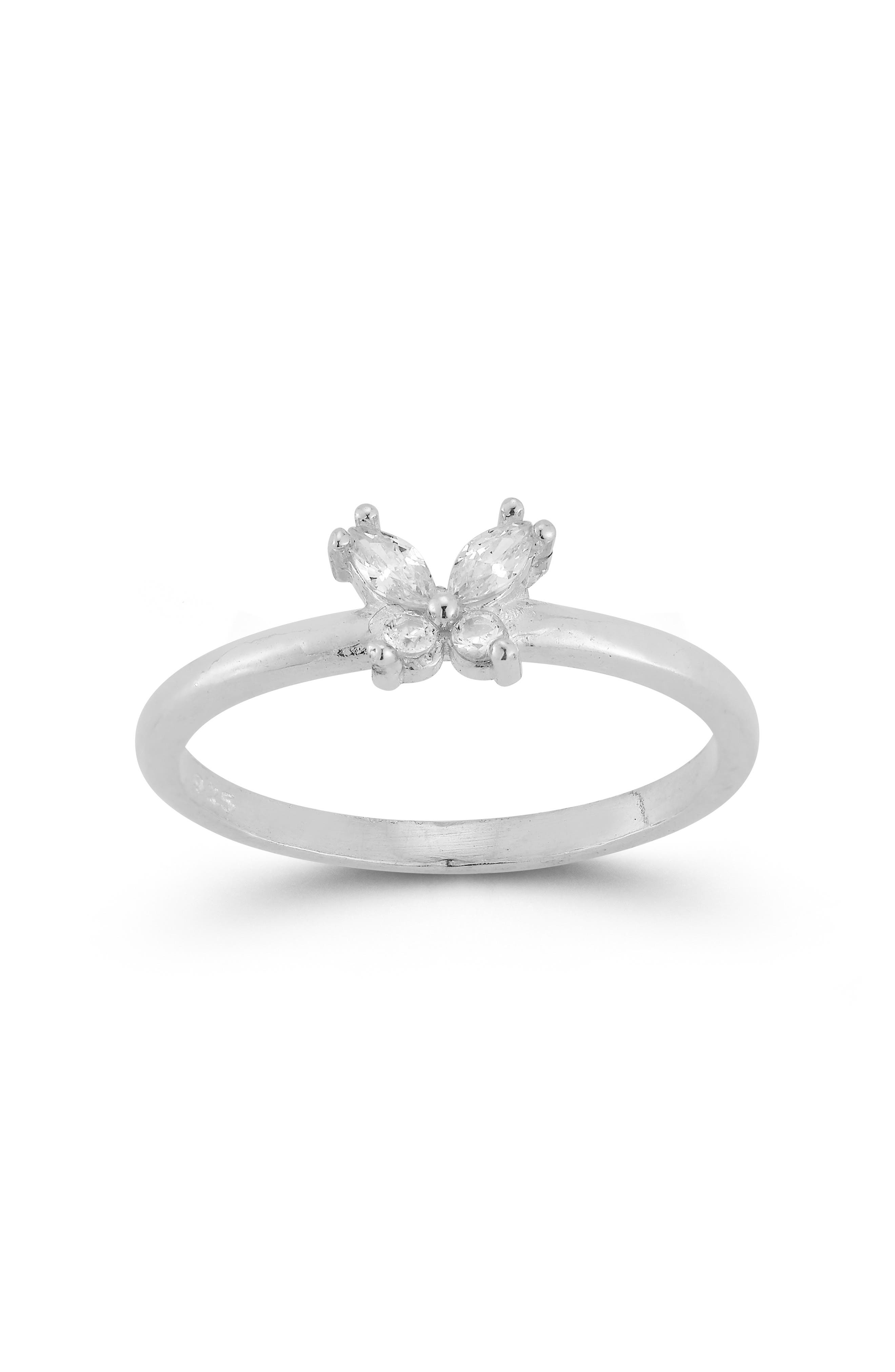 GLAZE JEWELRY Cubic Zirconia Butterfly Ring