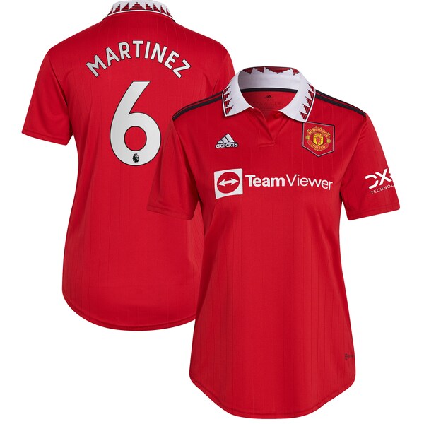 Lisandro Martínez Manchester United adidas Women's 2022/23 Home Replica Player Jersey - Red