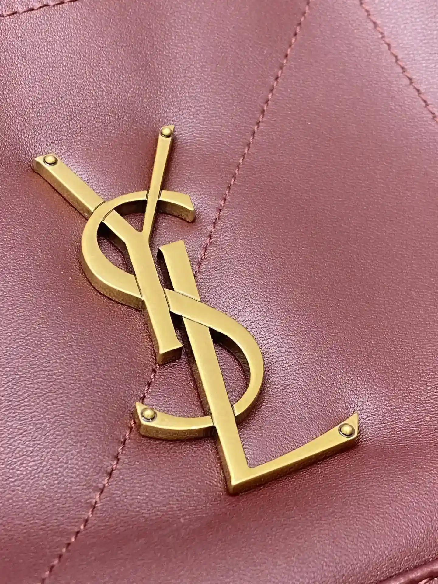 Saint Laurent Jamie Burgundy Lambskin Bucket Bag product photo from LabelPicks