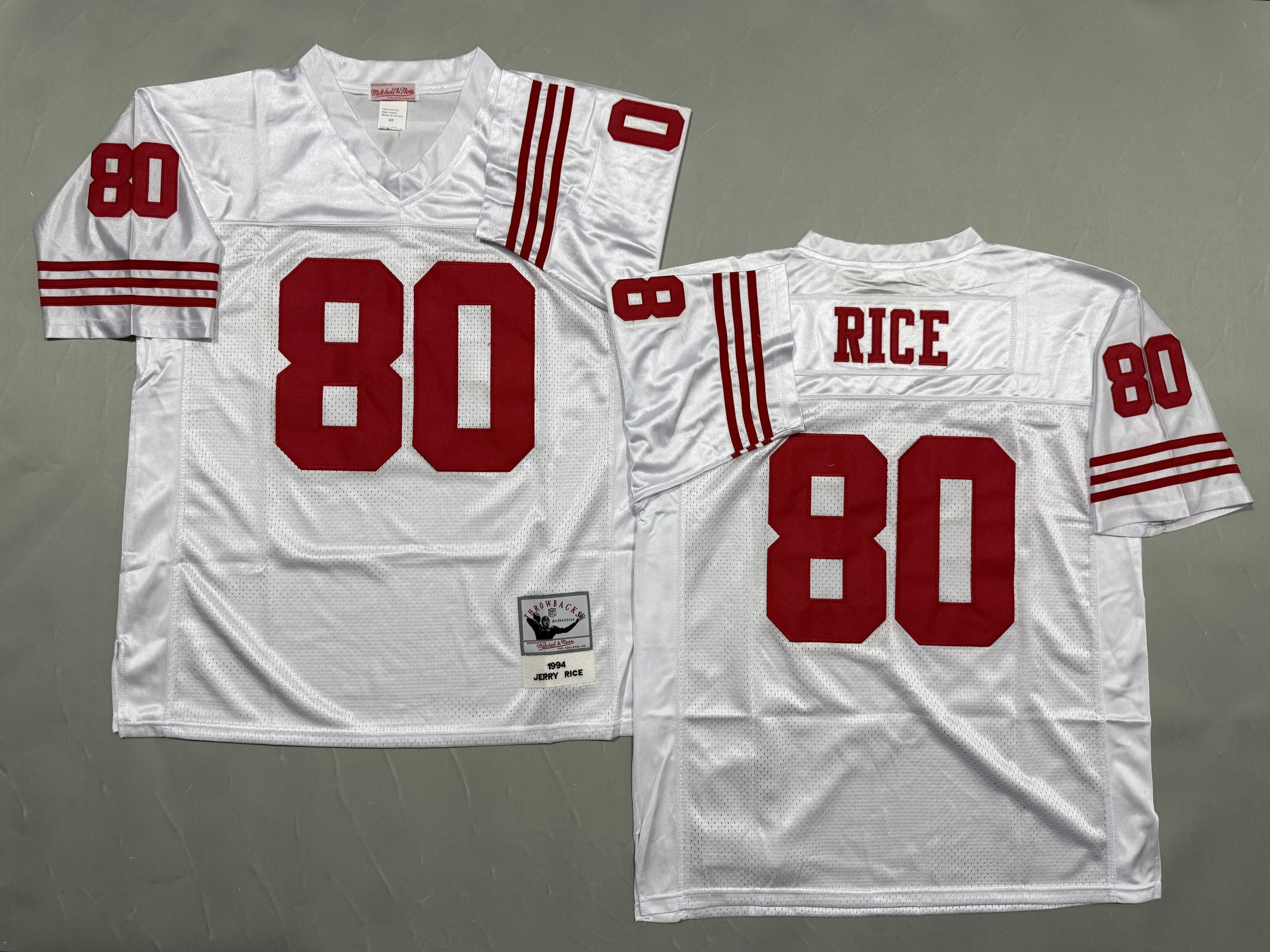 Jerry Rice San Francisco 49ers Authentic Throwback Retired Player Jersey