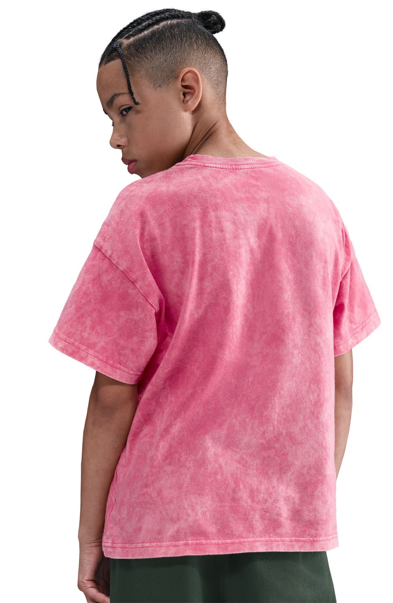 Nike Kids' Sportswear Club Washed Cotton T-Shirt