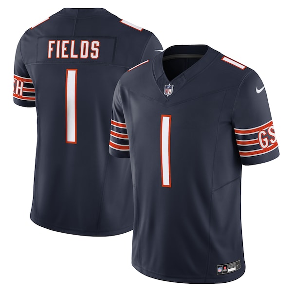 Justin Fields Chicago Bears Nike Vapor F.U.S.E. Limited Jersey - Navy/Orange/White