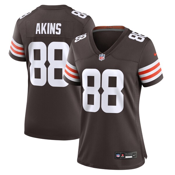 Jordan Akins Cleveland Browns Nike Women's  Game Jersey -  Brown