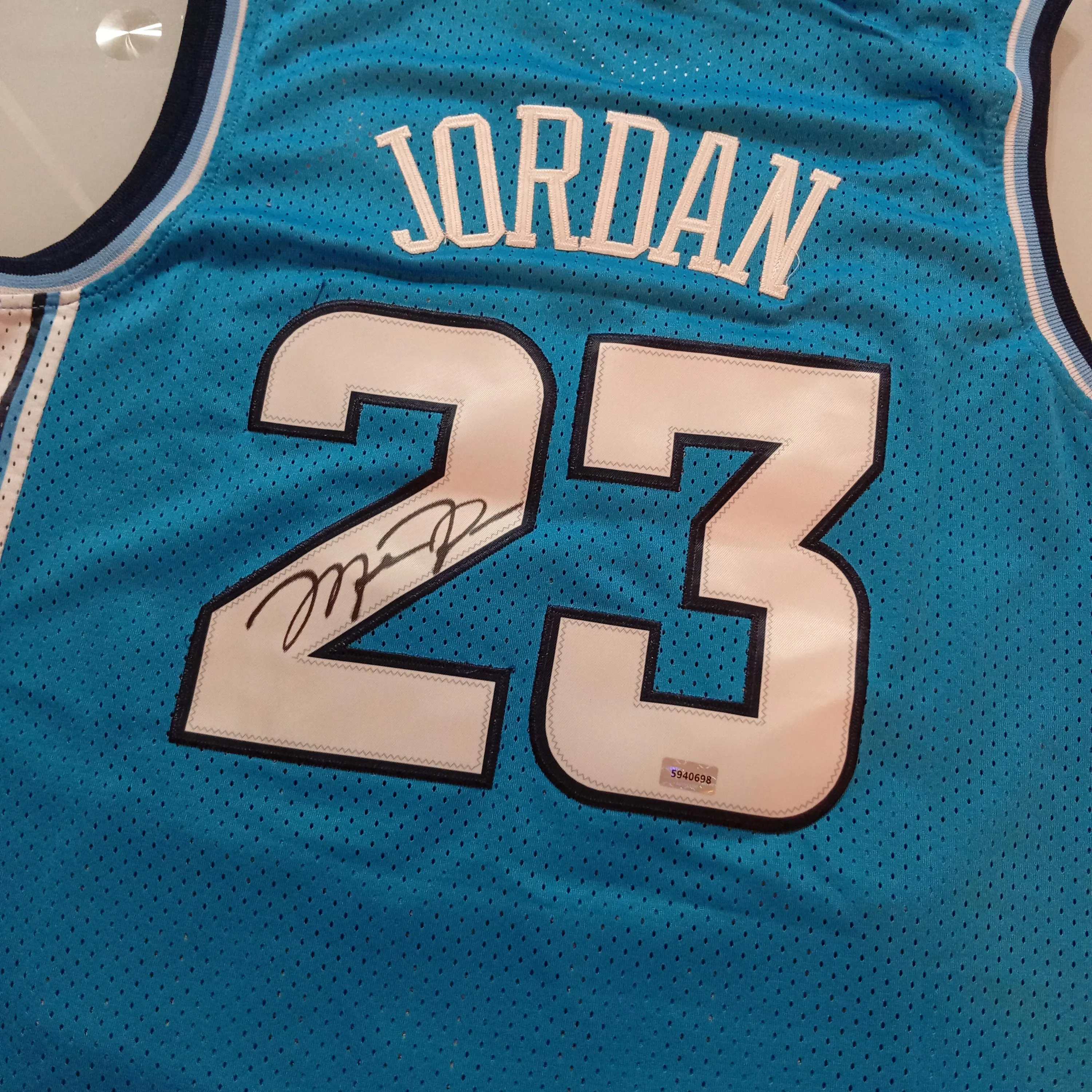 Michael Jordan Signed Autographed North Carolina Jersey With COA