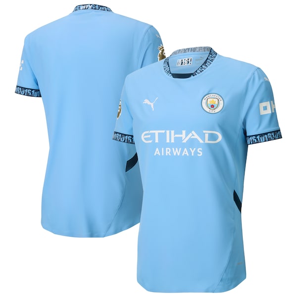 Manchester City Puma 2024/25 Home Authentic Jersey - Light Blue