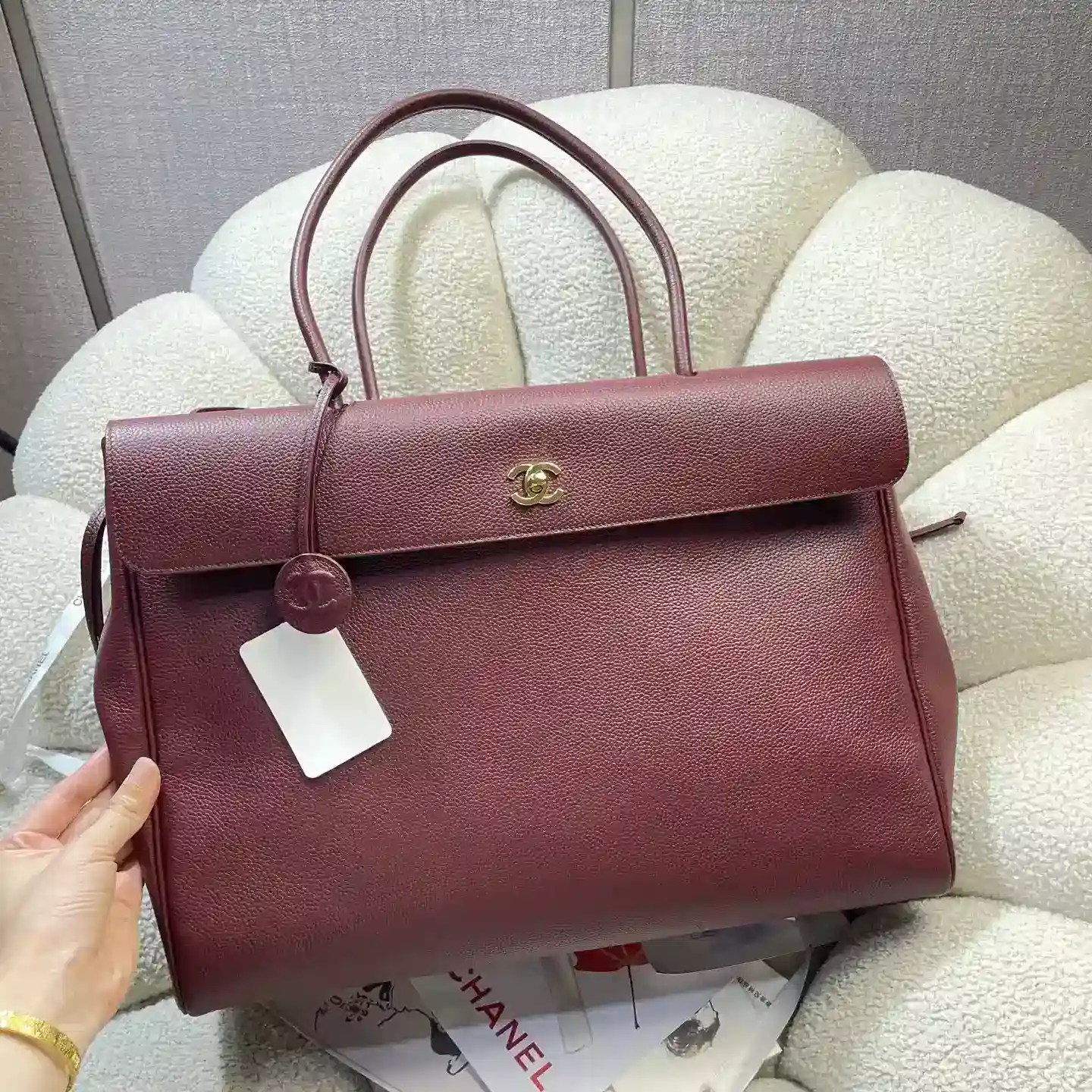 Chanel Grained Leather Tote Bag product photo from LabelPicks