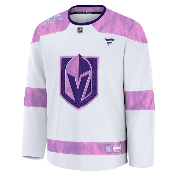 Vegas Golden Knights  2024 Hockey Fights Cancer Practice Jersey - White