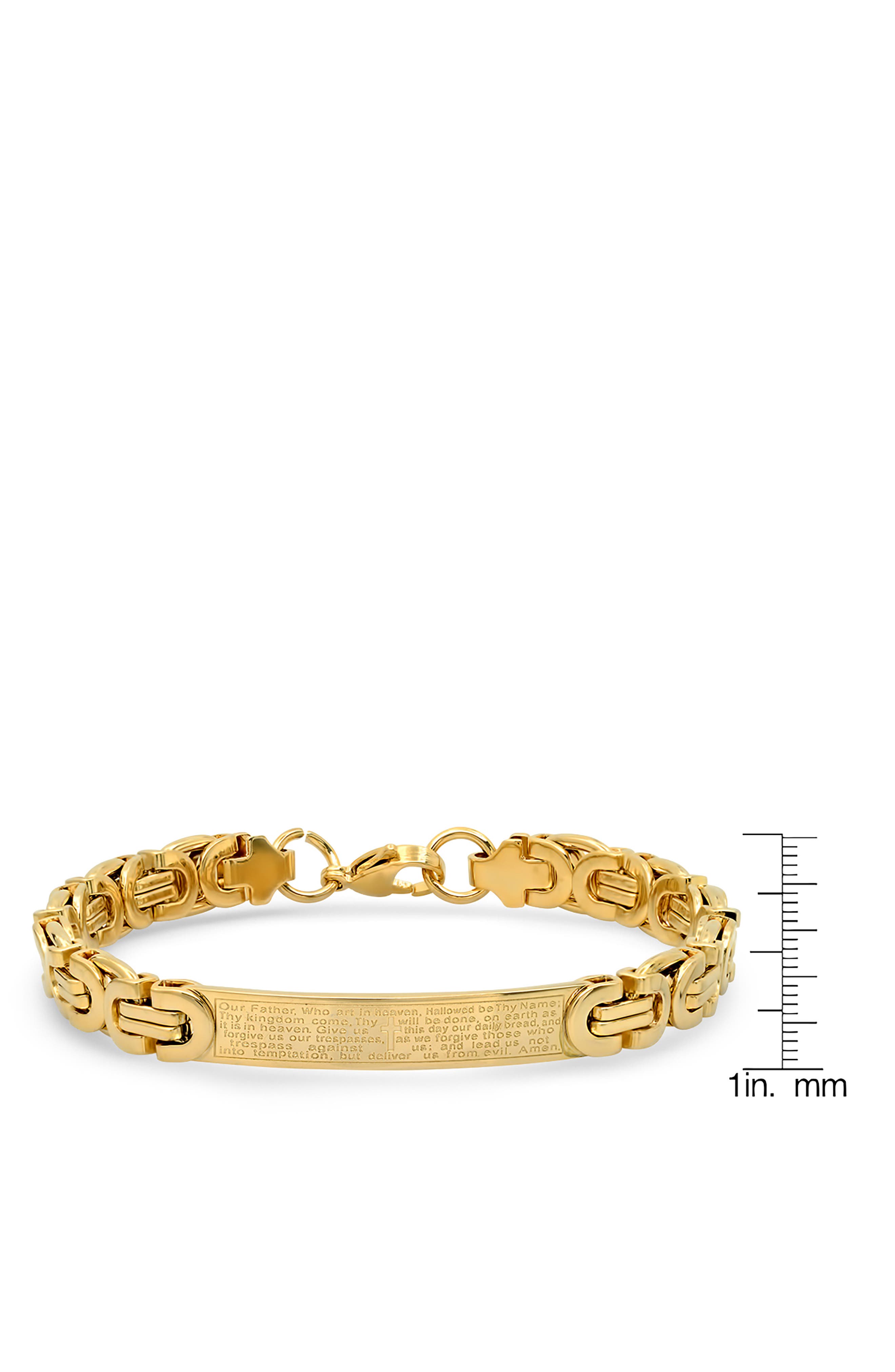 HMY JEWELRY Serenity Prayer ID Bracelet