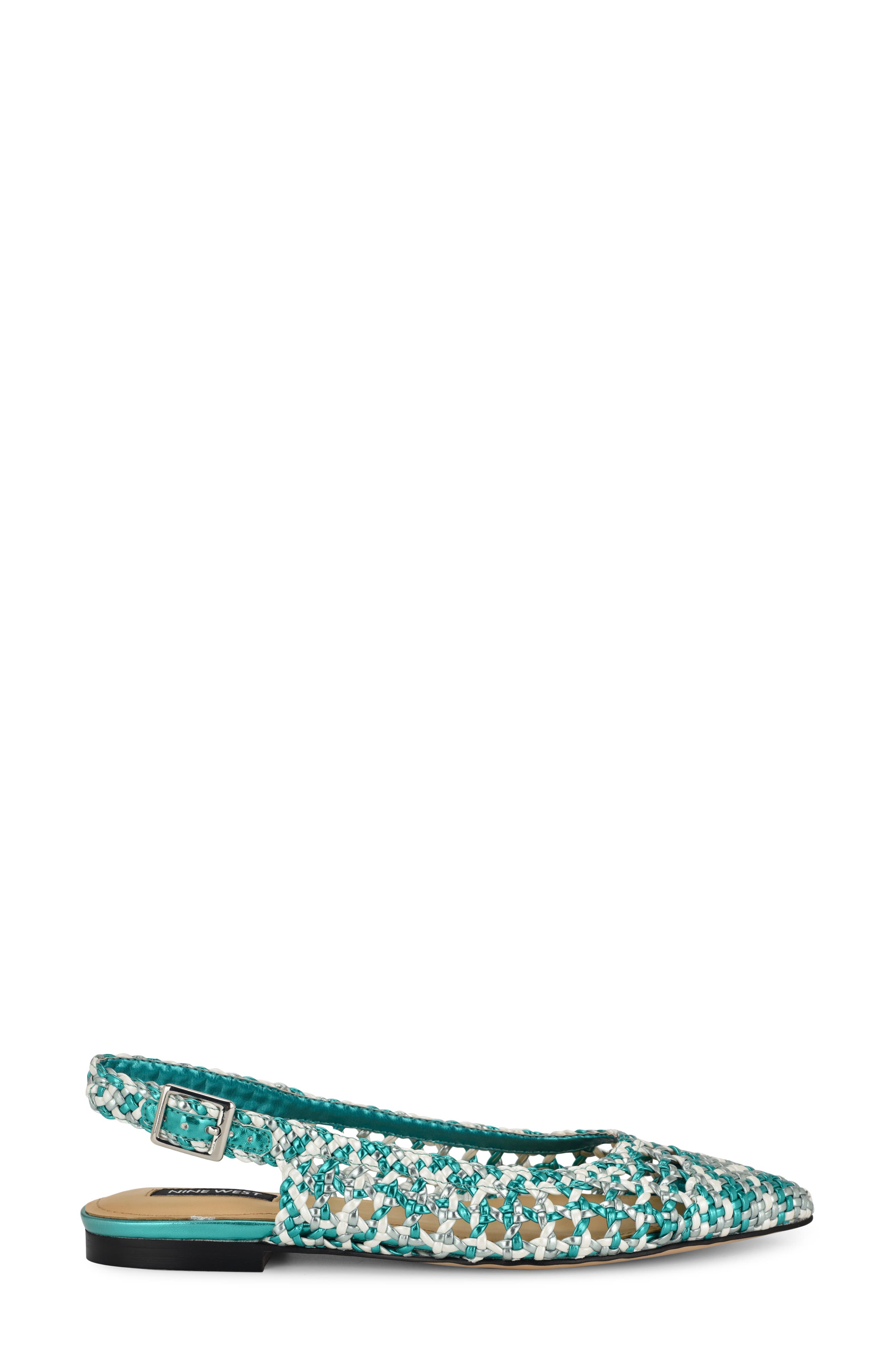 Nine West Soel Slingback Pointed Toe Flat