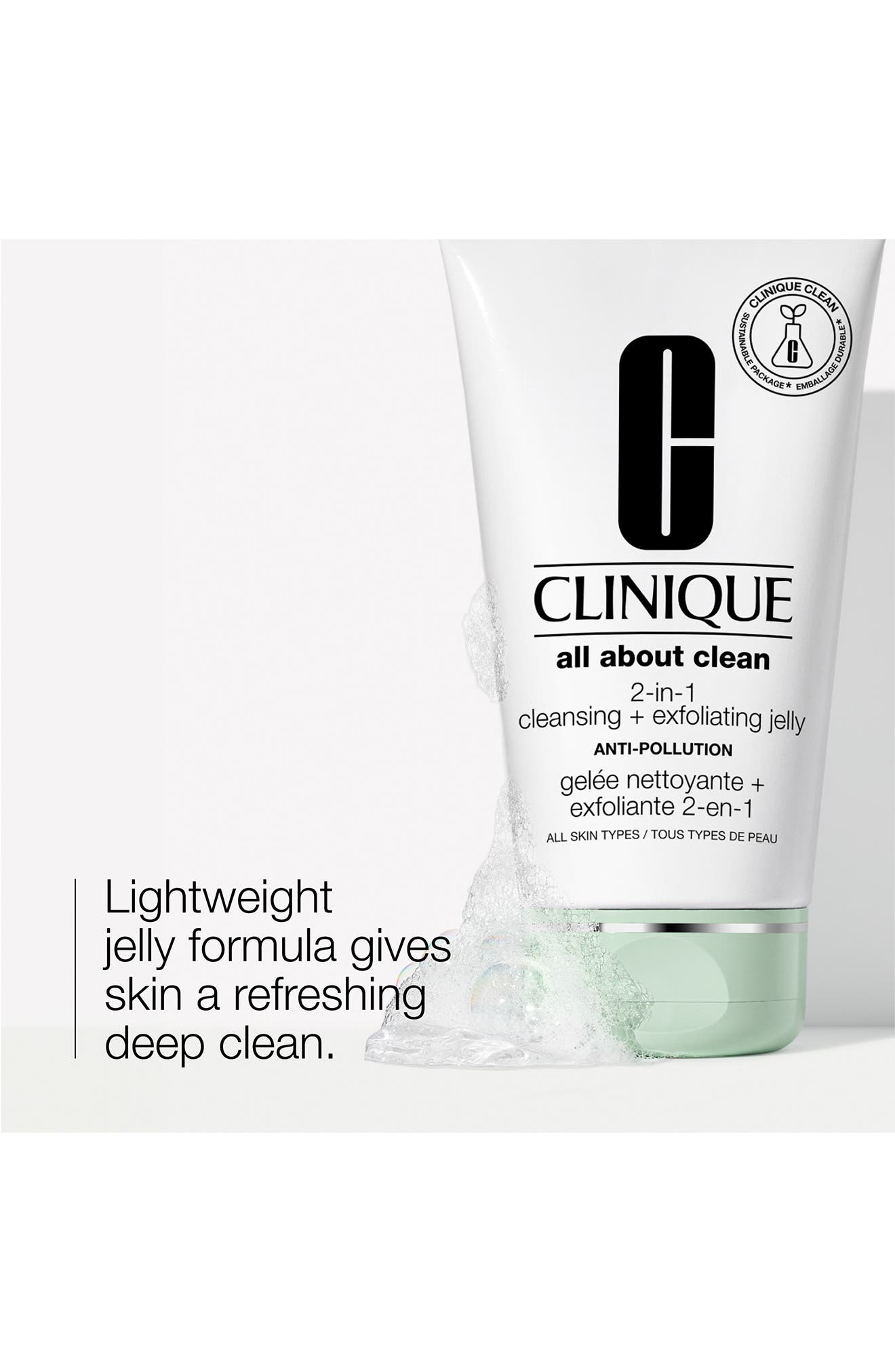Clinique All About Clean™ 2-in-1 Face Cleansing + Exfoliating Jelly
