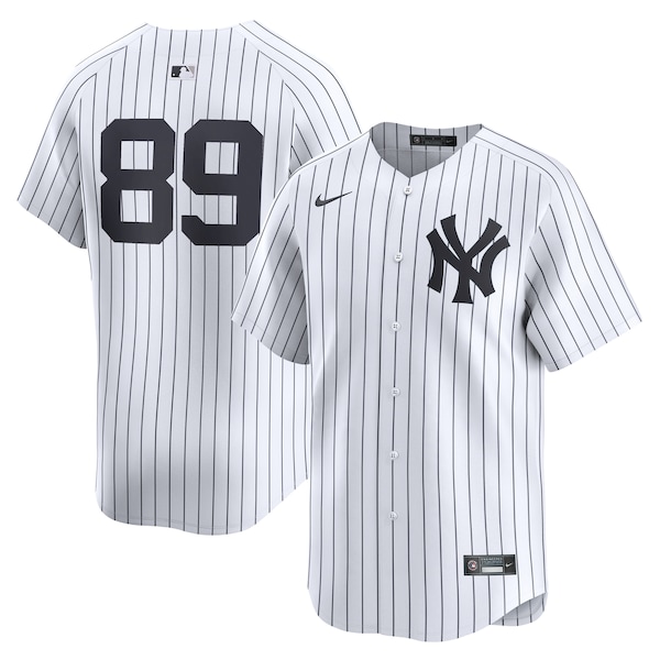 Jasson Domínguez New York Yankees Nike Home Limited Player Jersey - White/Navy