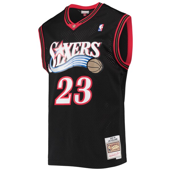 Lou Williams Philadelphia 76ers 2005/06 Hardwood Classics Swingman Jersey - Black