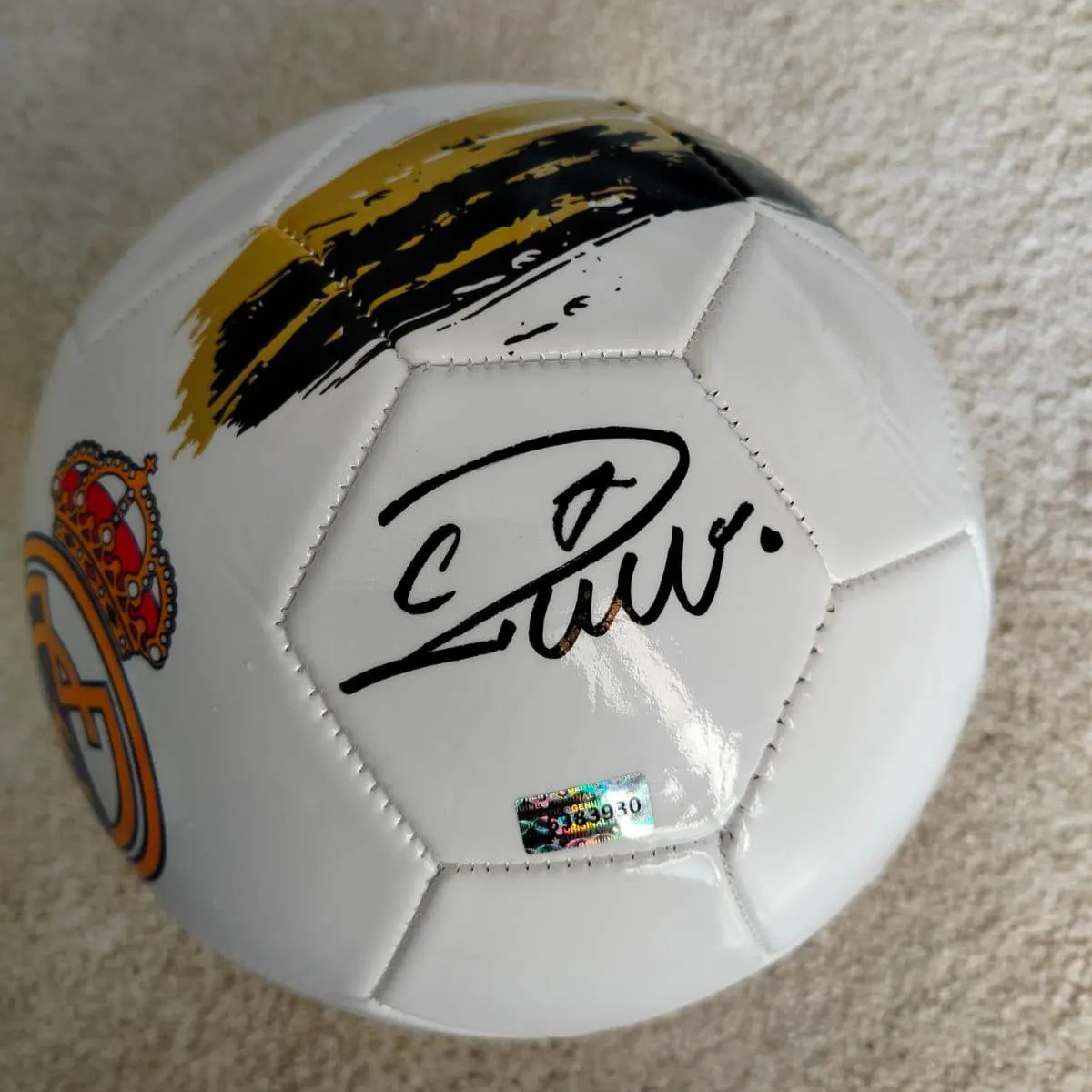 Autographed Shoes/Soccer Ball