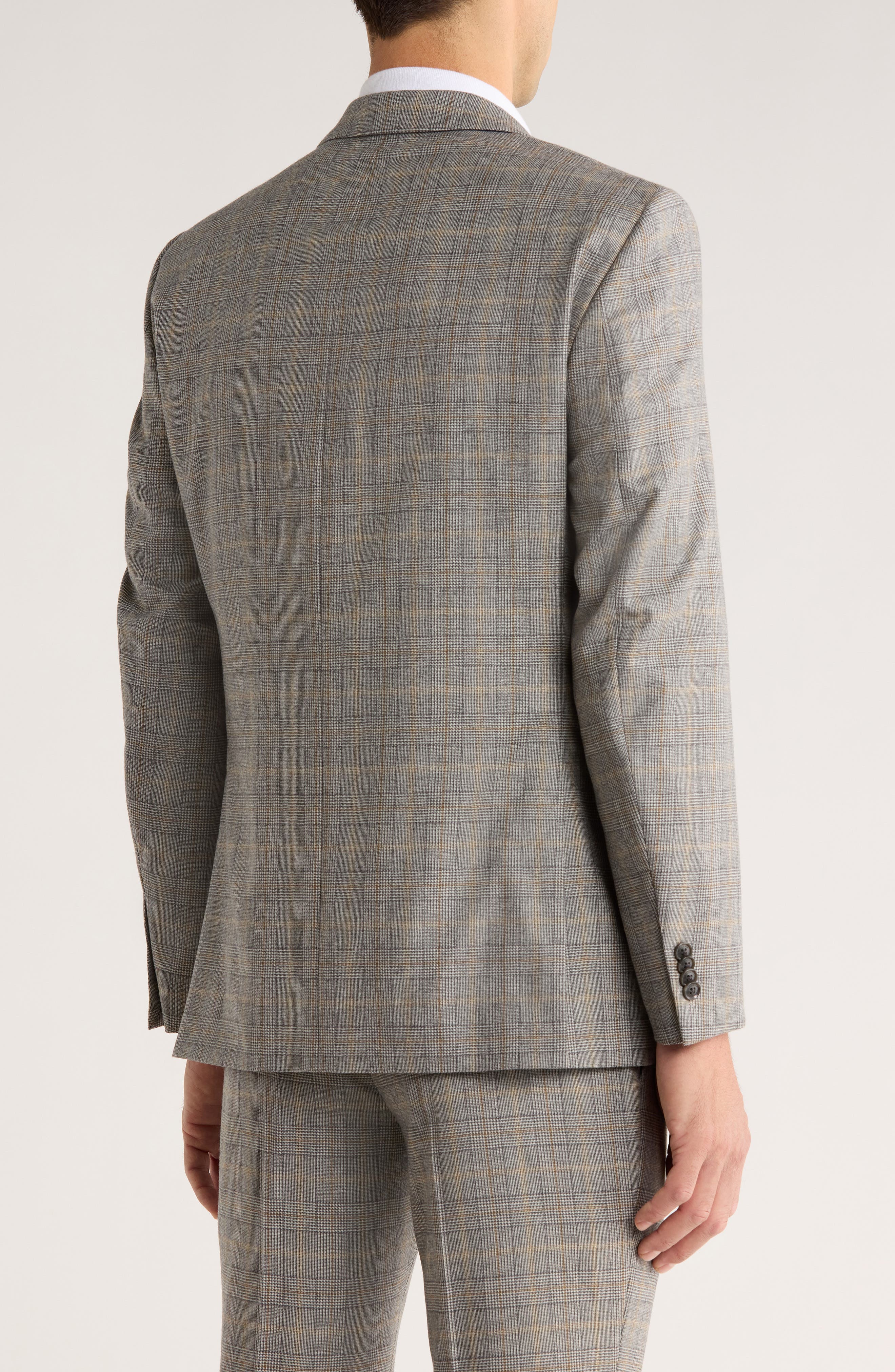 Tommy Hilfiger Plaid Wool Blazer