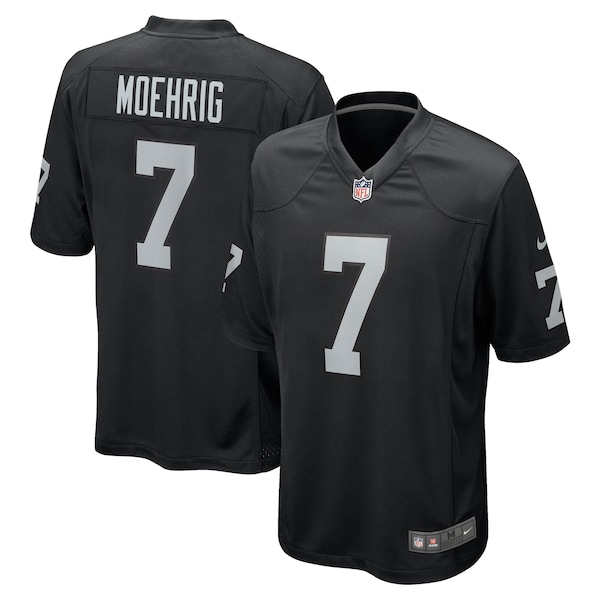Tre'von Moehrig Las Vegas Raiders Nike Team Game Jersey -  Black
