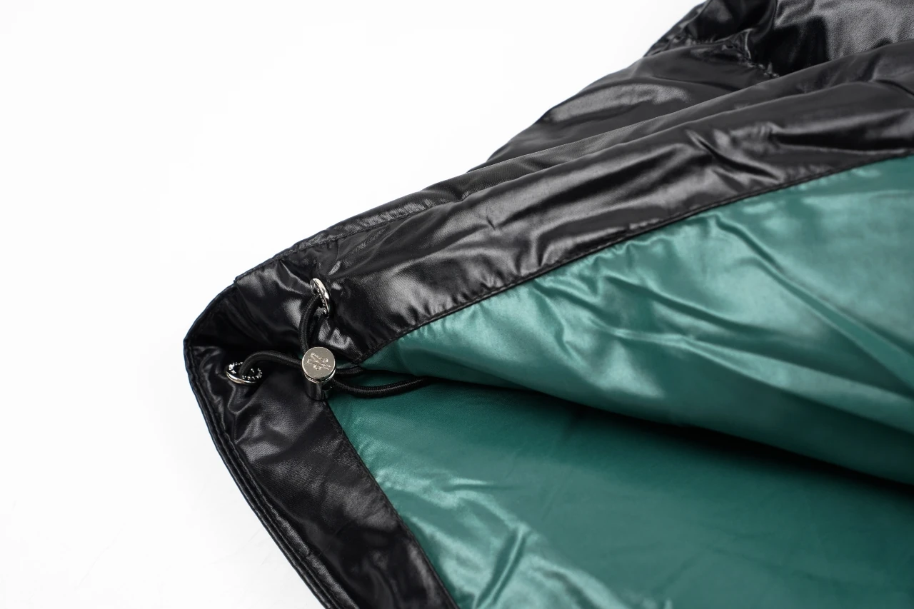 Moncler Black Glossy Maya Long Down Jacket product photo from LabelPicks