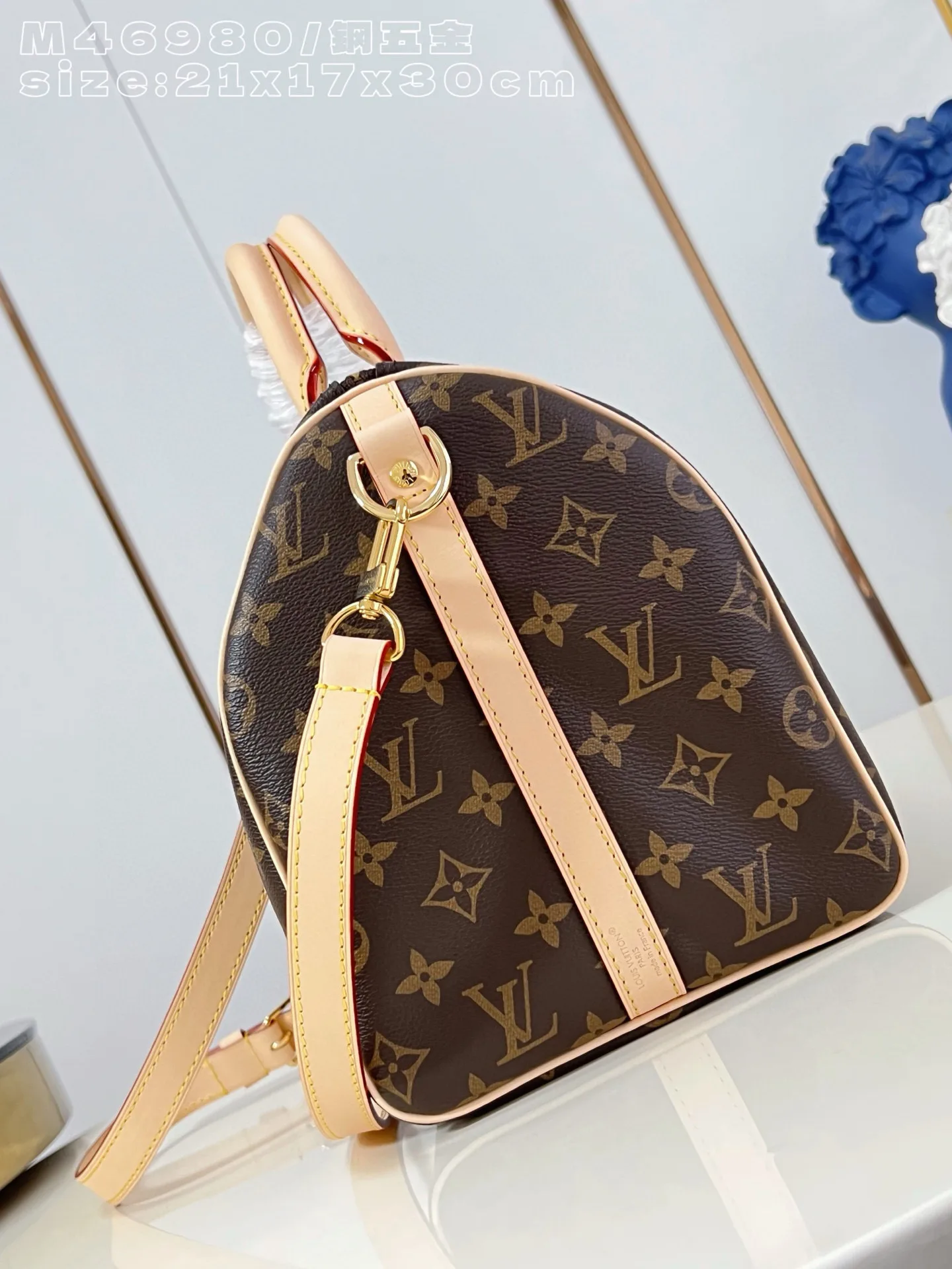 Louis Vuitton Canvas and Leather Speedy Top Handle Bag product photo from LabelPicks