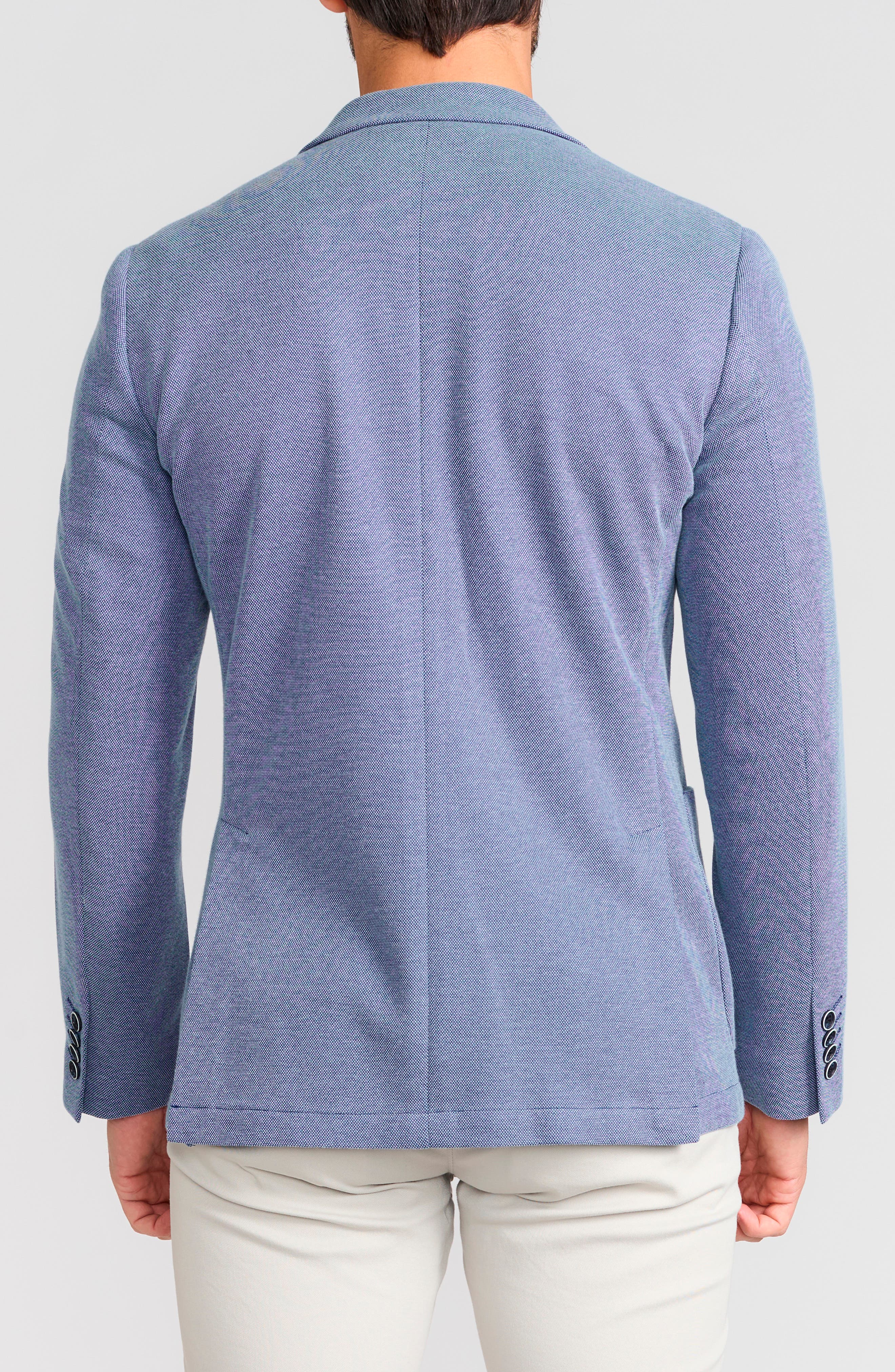 SAVILE ROW CO Slim Knit Blazer