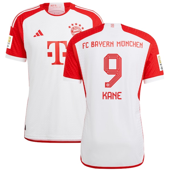 Harry Kane Bayern Munich adidas 2023/24 Home Authentic Player Jersey - White/Black