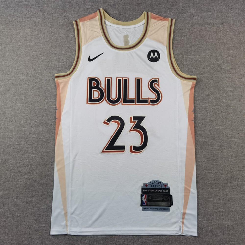 Michael Jordan Chicago Bulls Nike Unisex 2025 Swingman Jersey - City Edition - White